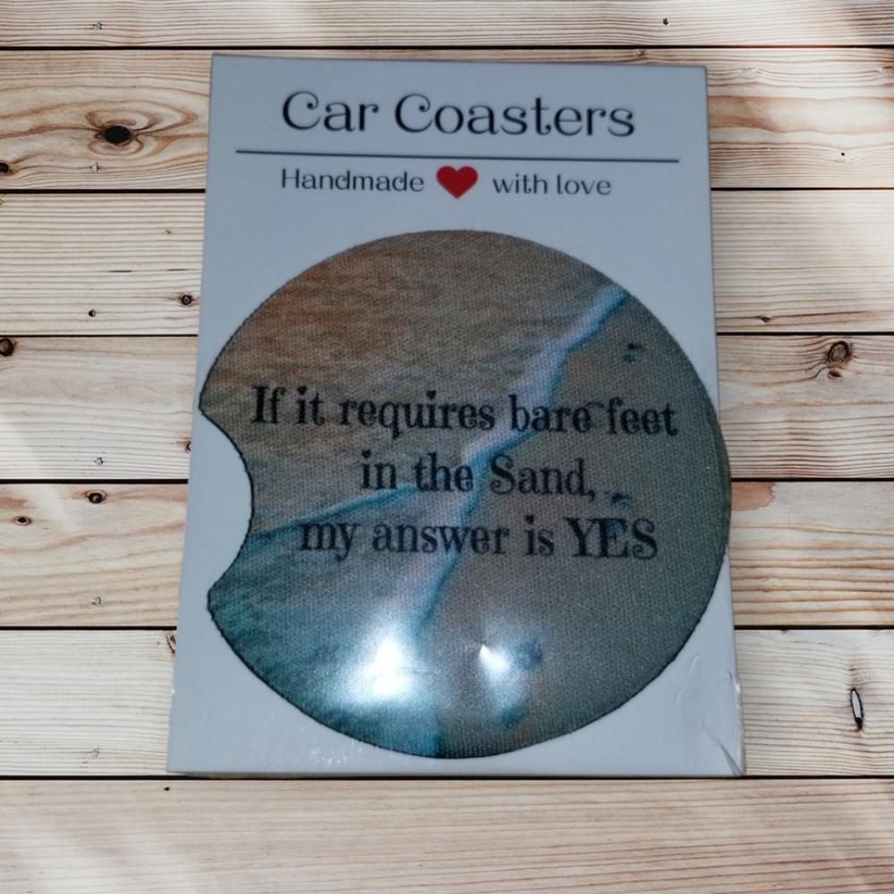 Beach Car Coasters